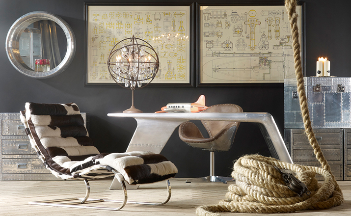 创意家具 - 桌几|办公桌|办公家具|设计师家具|飞行员瓦尔基里台