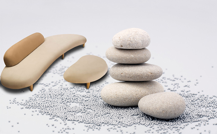 创意家具 - 坐具|沙发|办公家具|设计师家具|自由脚踏（鹅卵石脚踏）