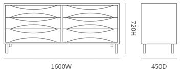 创意家具 - 储物|储物柜|办公家具|设计师家具|arne vodder 复古短脚衣橱梳妆台