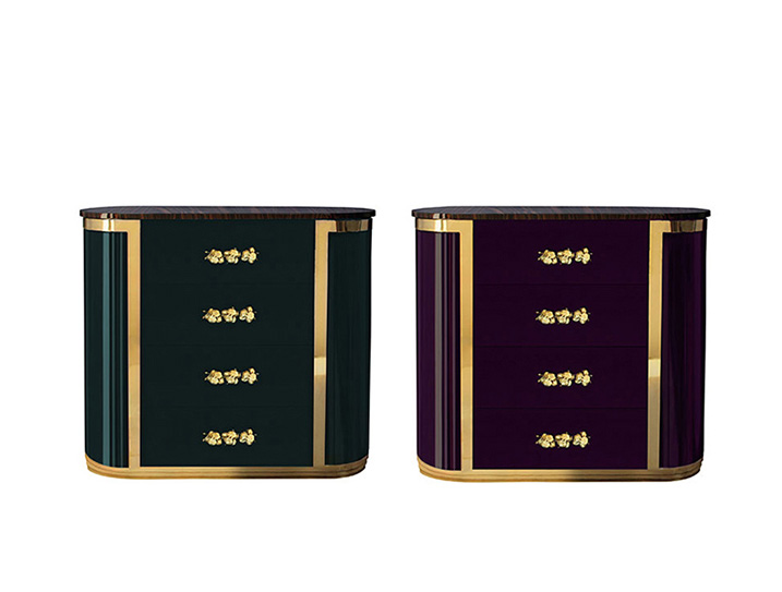 创意家具 - 卧室|床头几|办公家具|设计师家具|兰花床头柜