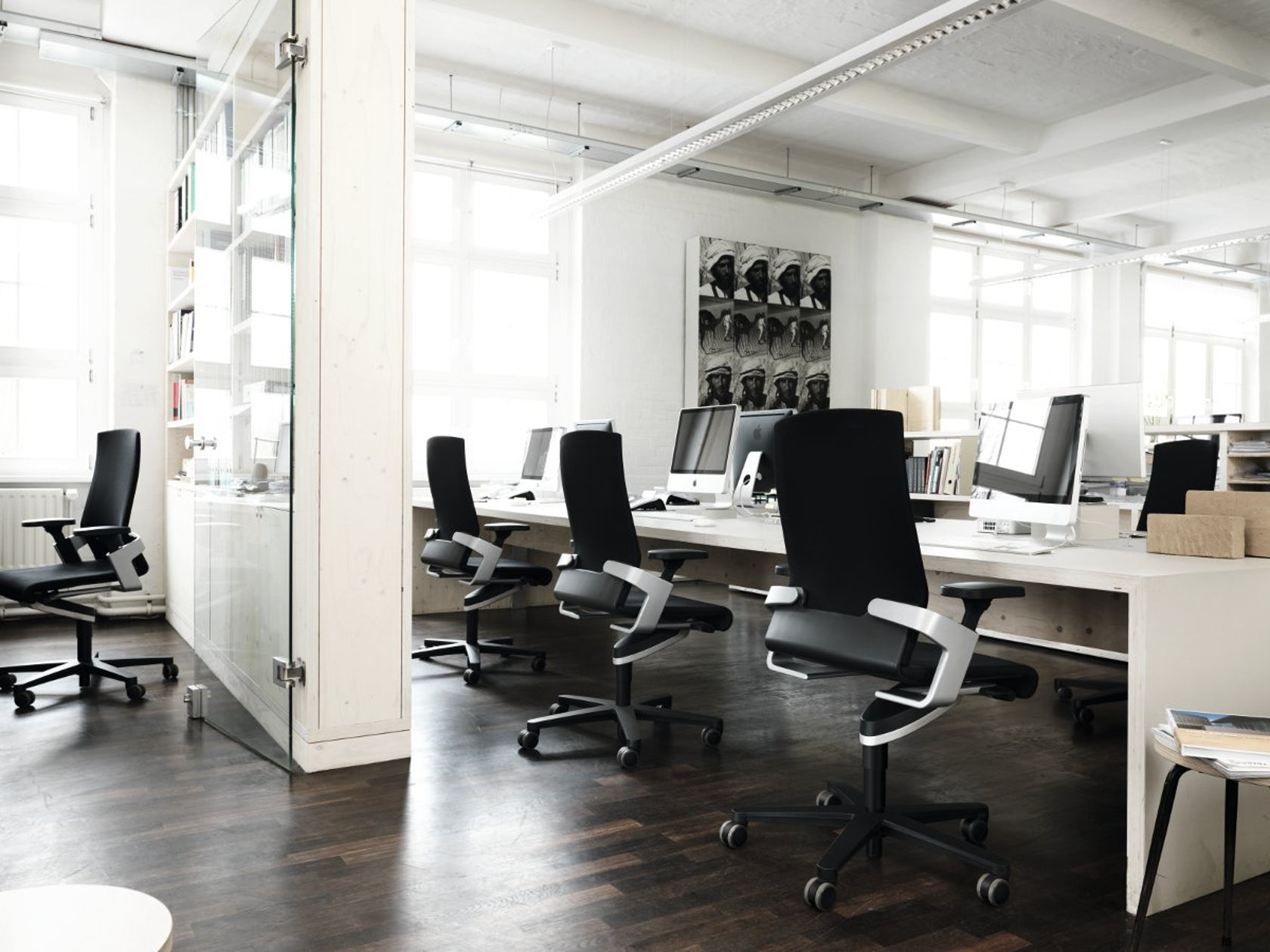 办公椅|现代真皮中班椅|办公家具|设计师家具|ON 175/71 中班椅