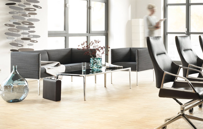 办公沙发|布面沙发|办公家具|设计师家具|Asienta会客沙发