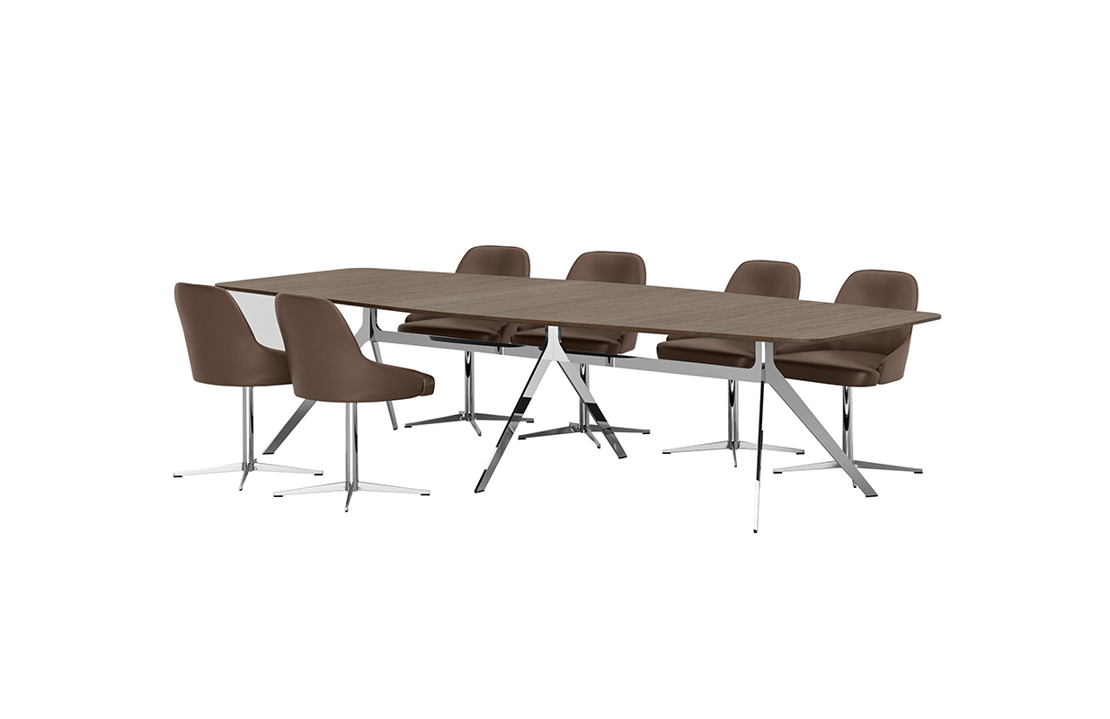 [会议台|实木会议台|办公家具|设计师家具|Star会议洽谈台系列]