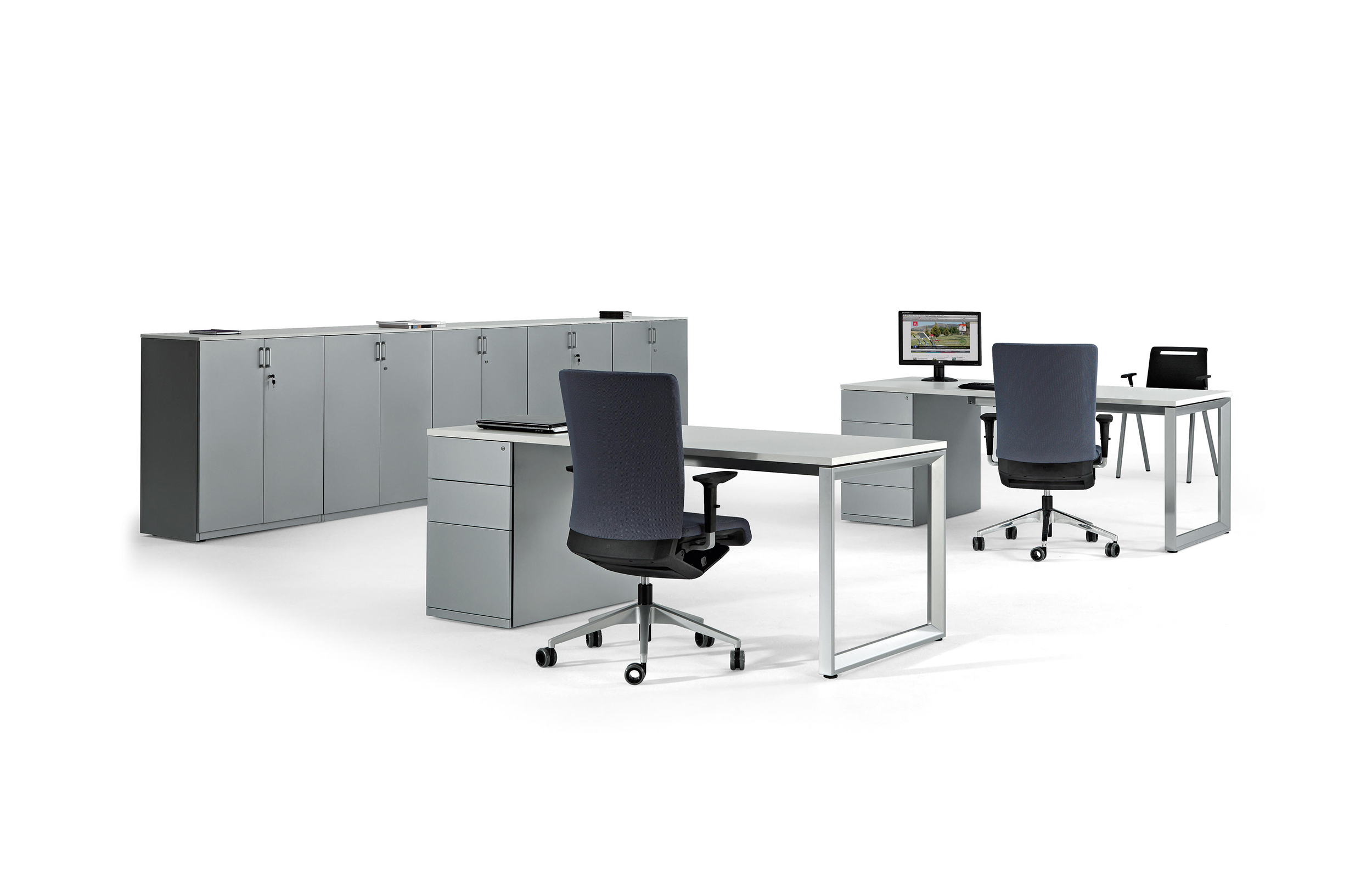 办公屏风|办公屏风系统|办公家具|设计师家具|VITAL PLUS ST员工桌系列