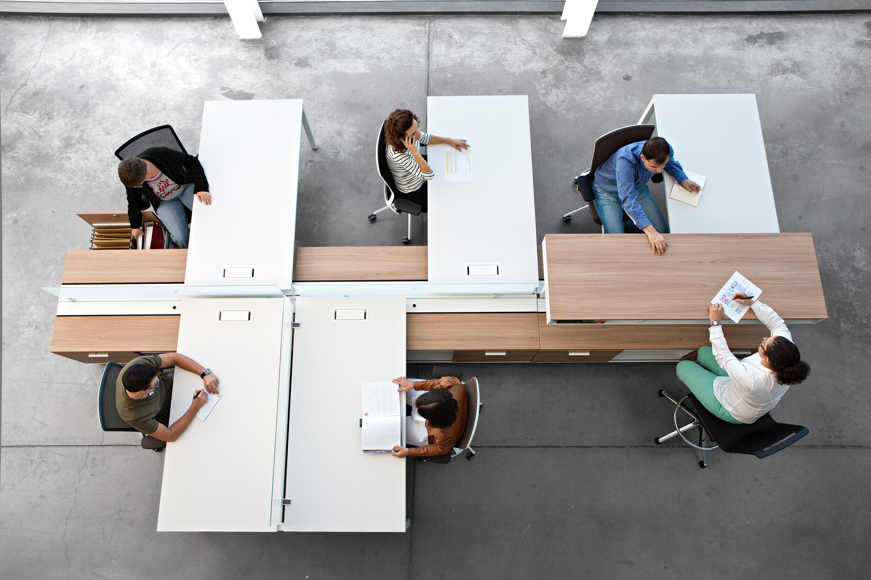 办公屏风|办公屏风系统|办公家具|设计师家具|VITAL PLUS ST员工桌系列