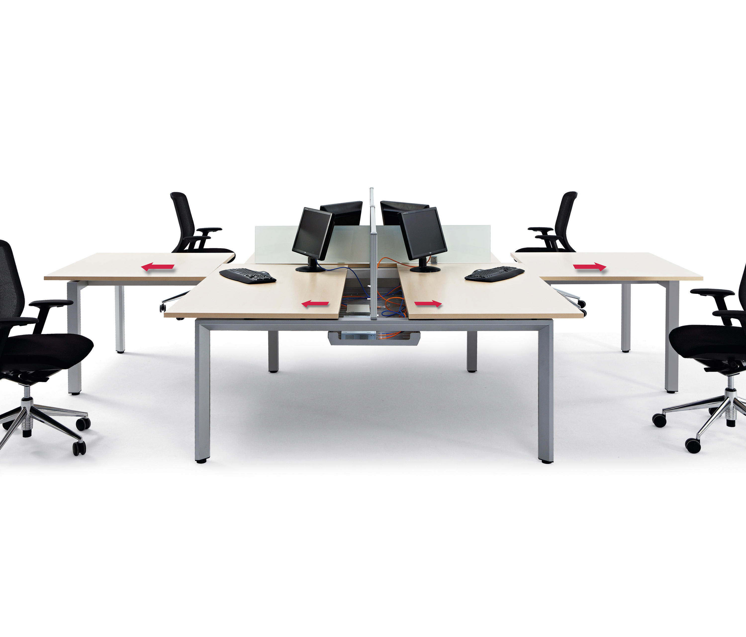 办公屏风|办公屏风系统|办公家具|设计师家具|VITAL PLUS ST员工桌系列