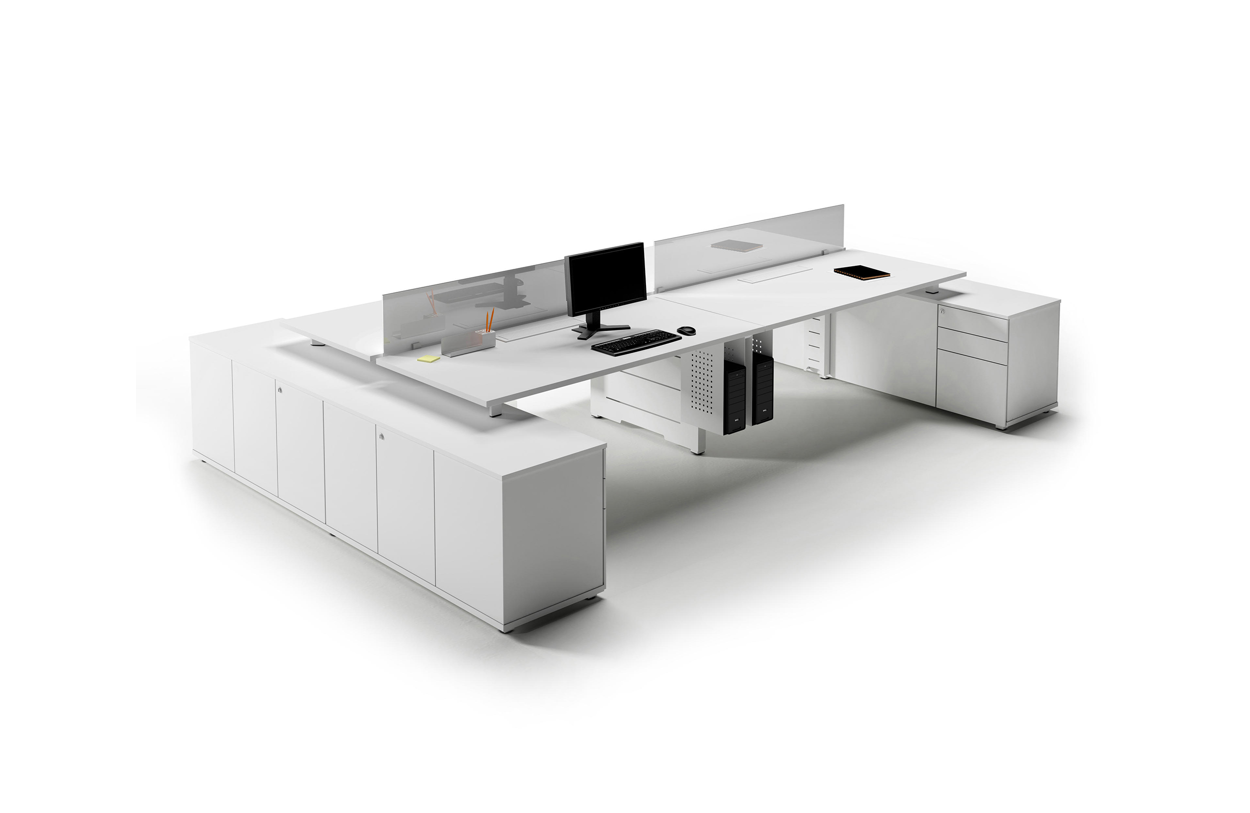 办公屏风|办公屏风系统|办公家具|设计师家具|VITAL PLUS ST员工桌系列