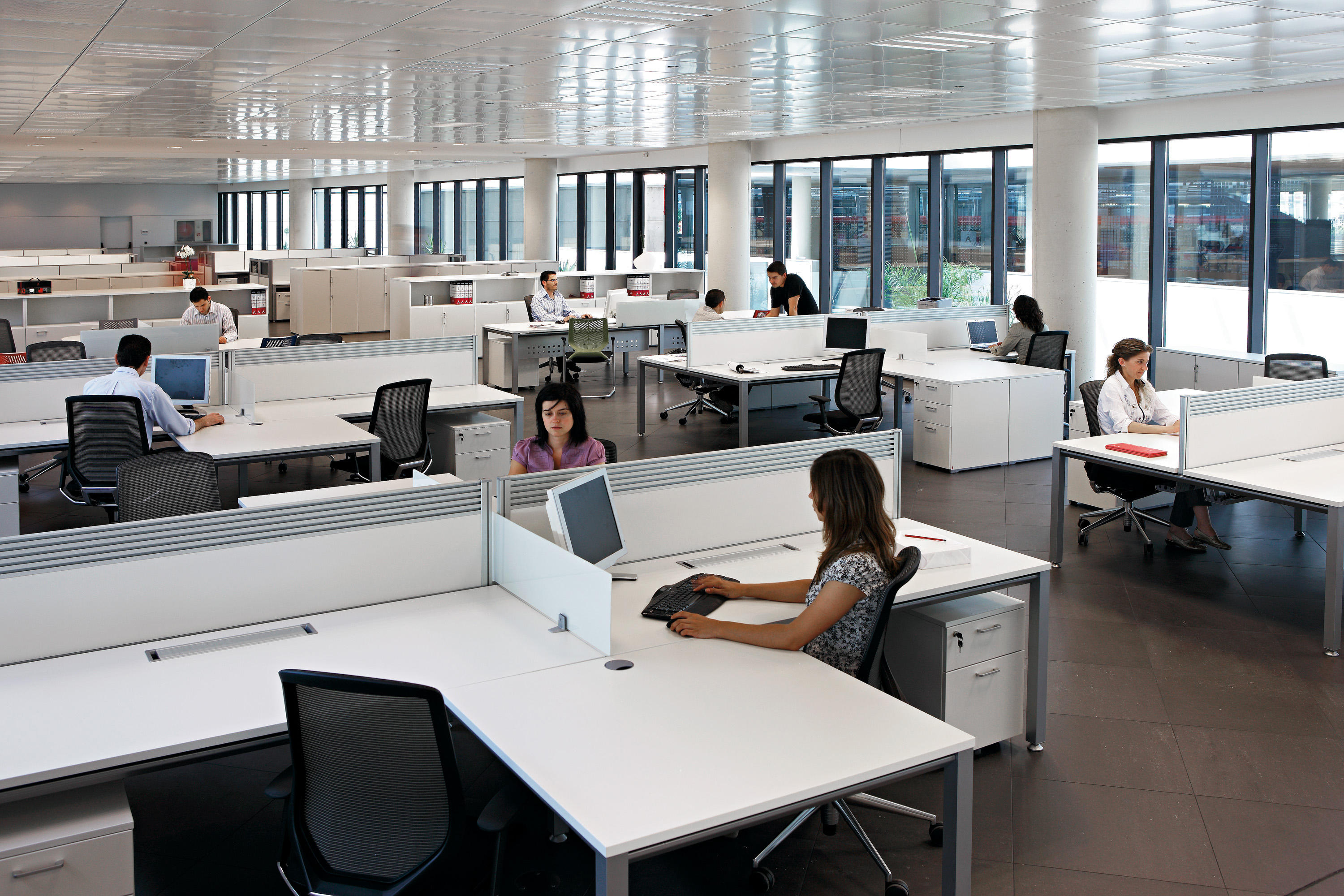 办公屏风|办公屏风系统|办公家具|设计师家具|VITAL 员工桌系列