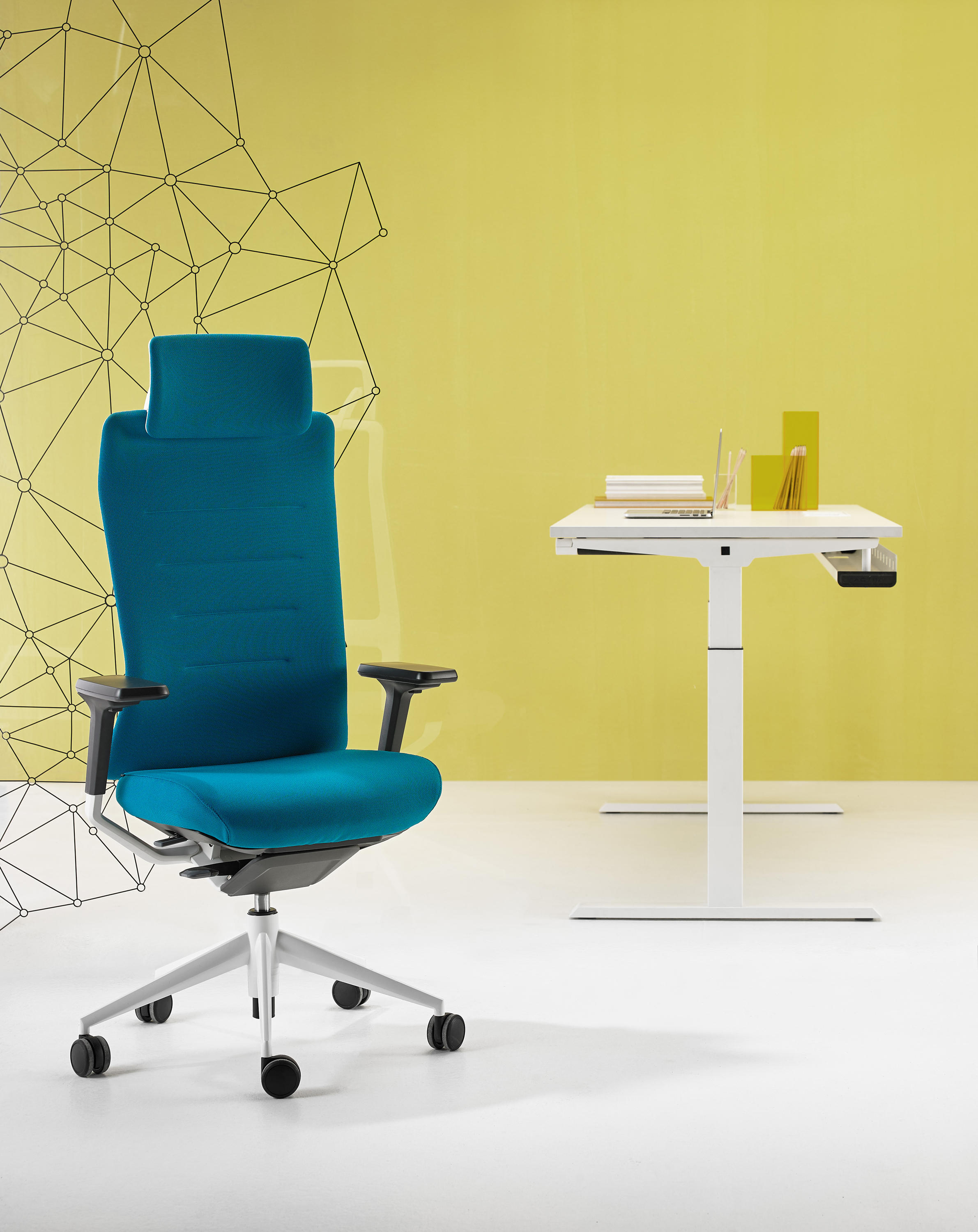 办公椅|现代真皮中班椅|办公家具|设计师家具|TNK FAMILY 大班椅系列