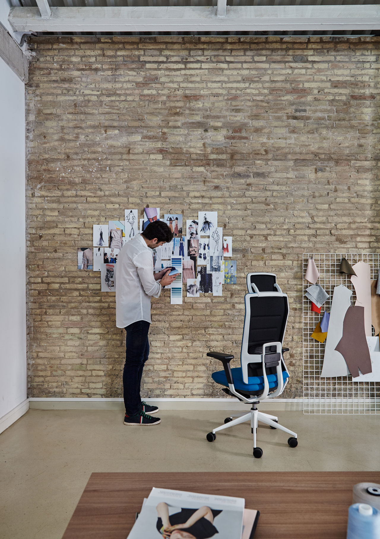 办公椅|现代真皮中班椅|办公家具|设计师家具|TNK FAMILY 大班椅系列