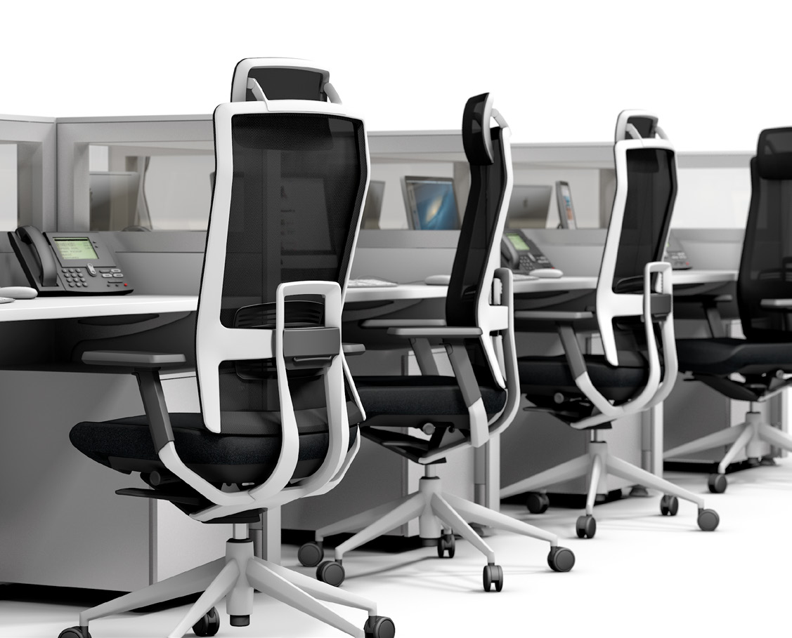 办公椅|现代真皮中班椅|办公家具|设计师家具|TNK FAMILY 大班椅系列