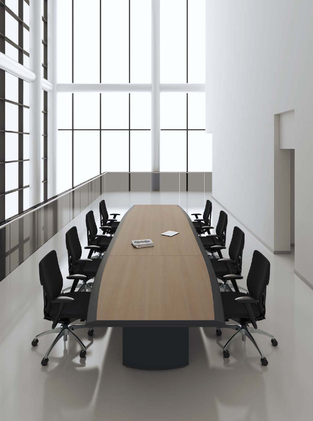 会议台|实木会议台|办公家具|设计师家具|弧会议台