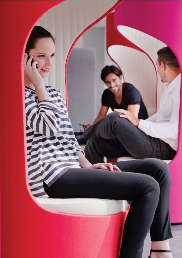 办公沙发|布面沙发|办公家具|设计师家具|茧空间沙发