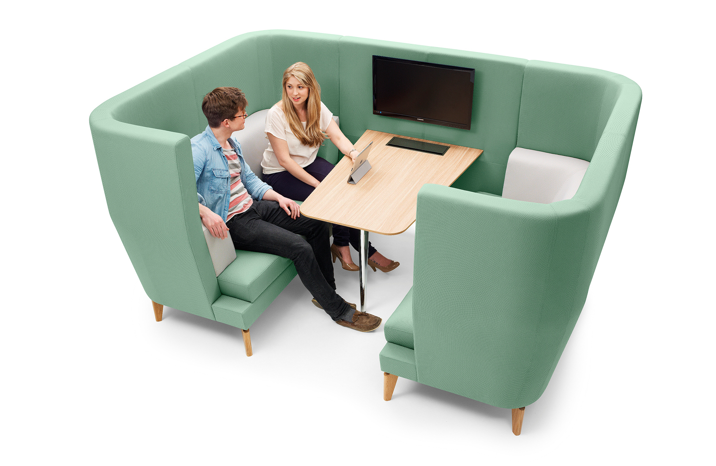 办公沙发|布面沙发|办公家具|设计师家具|协约低背空间沙发