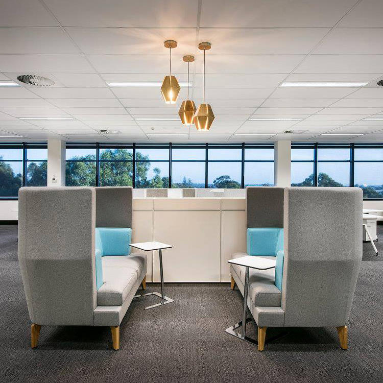 办公沙发|布面沙发|办公家具|设计师家具|协约高背空间沙发