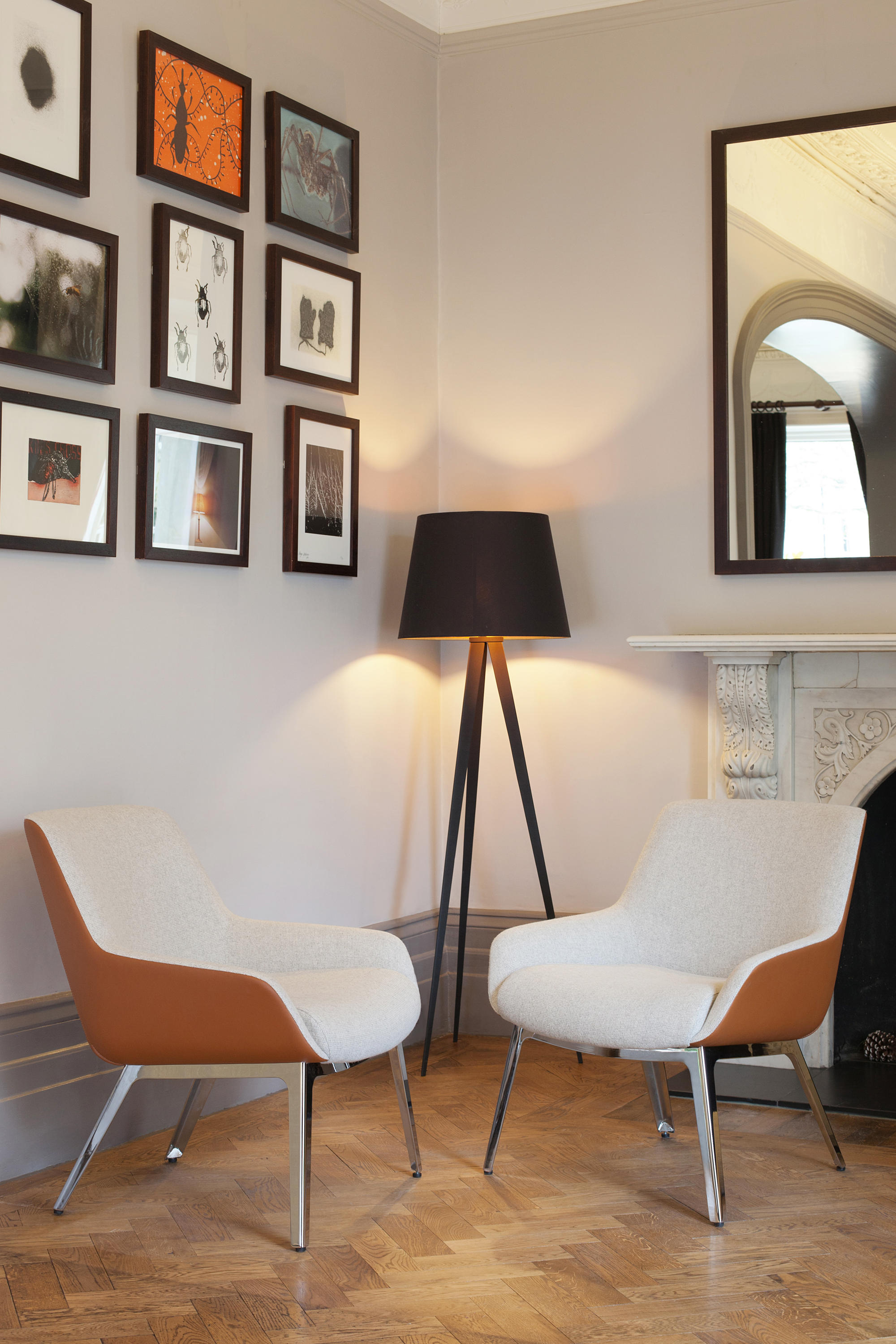 办公椅|现代真皮中班椅|办公家具|设计师家具|玛妮中班椅