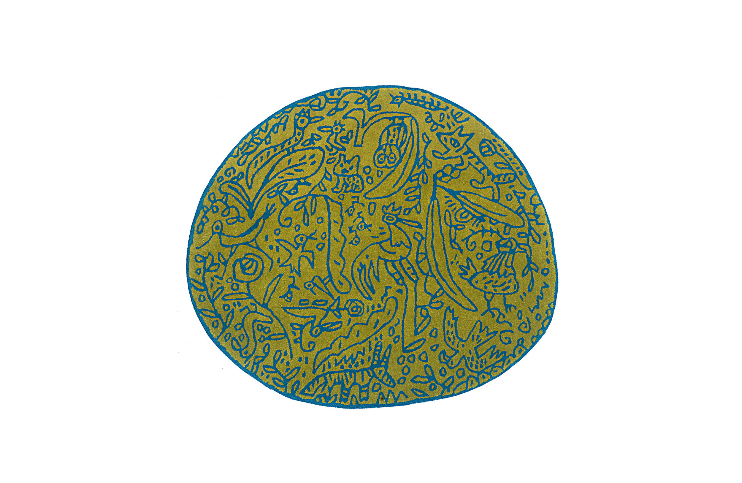 [创意家具 - 附件|地毯|办公家具|设计师家具|虫子与花地毯]