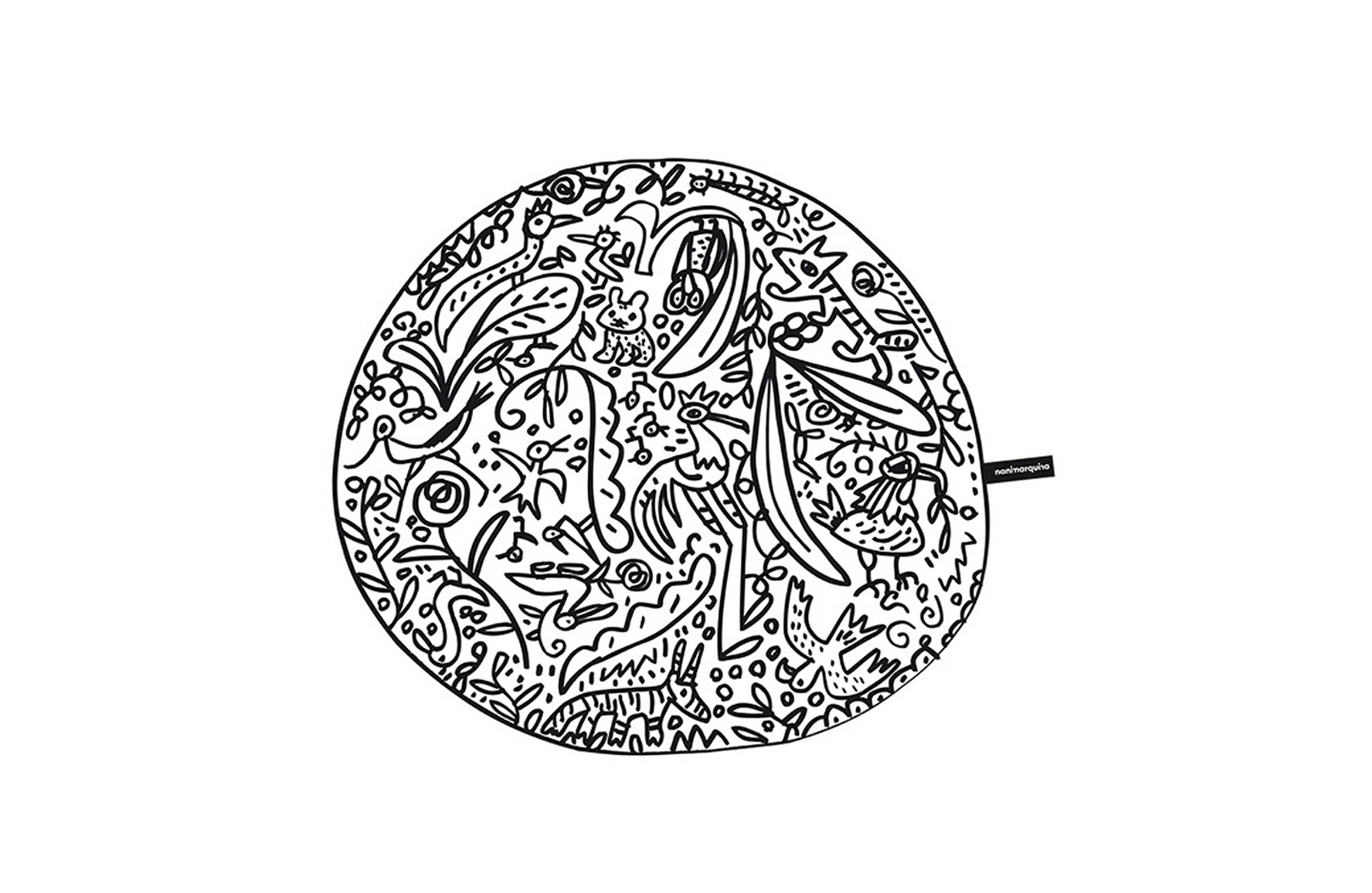 创意家具 - 附件|地毯|办公家具|设计师家具|虫子与花地毯