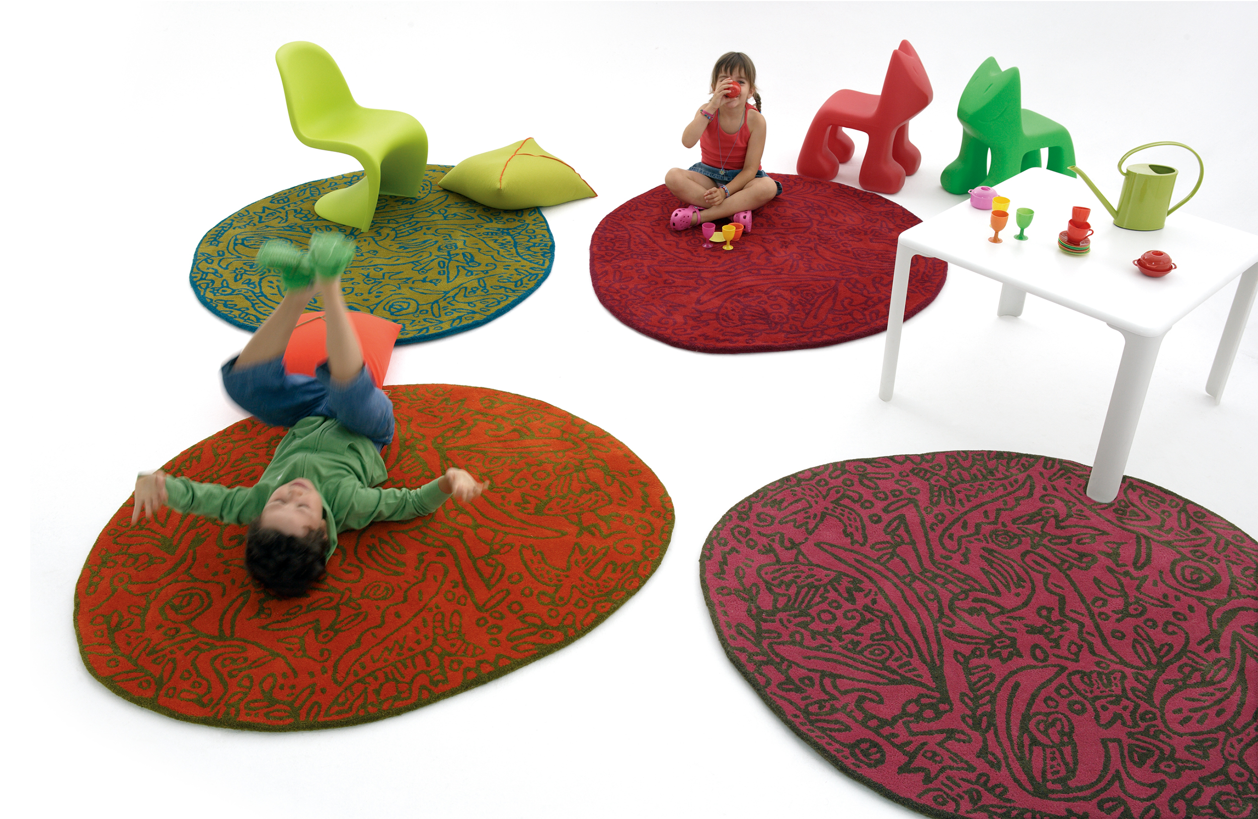 创意家具 - 附件|地毯|办公家具|设计师家具|虫子与花地毯