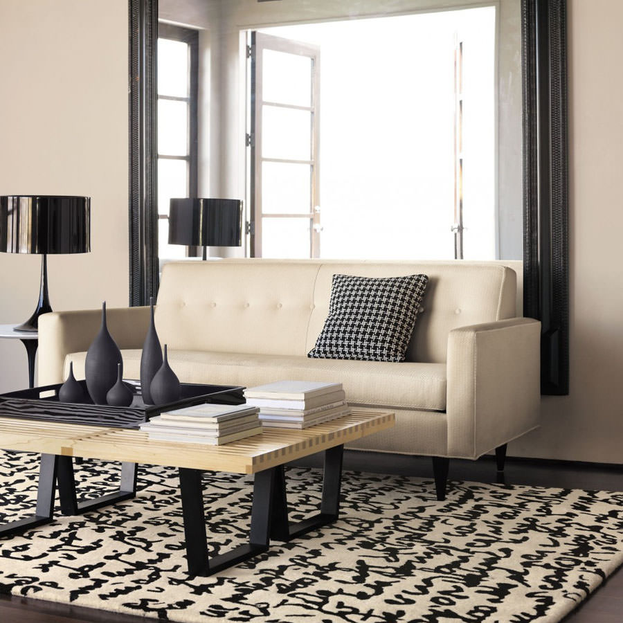 创意家具 - 附件|地毯|办公家具|设计师家具|黑白手抄本地毯