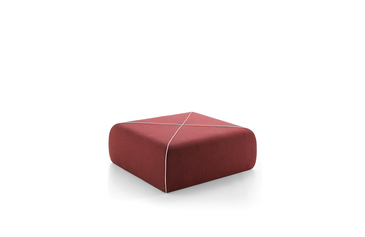 [创意家具 - 坐具|吧椅/凳子|办公家具|设计师家具|交叉软垫花园墩]