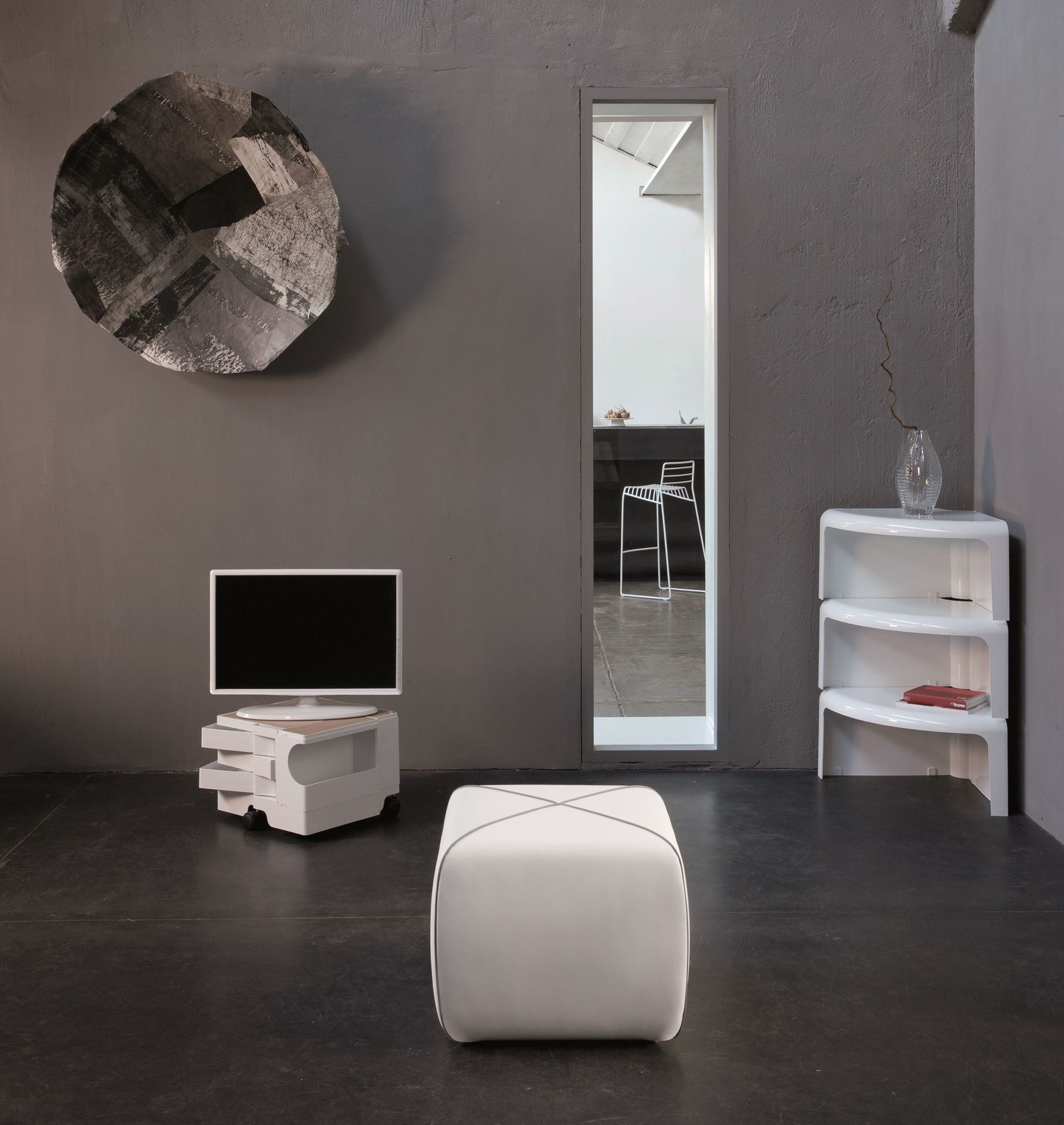 创意家具 - 坐具|吧椅/凳子|办公家具|设计师家具|交叉软垫花园墩