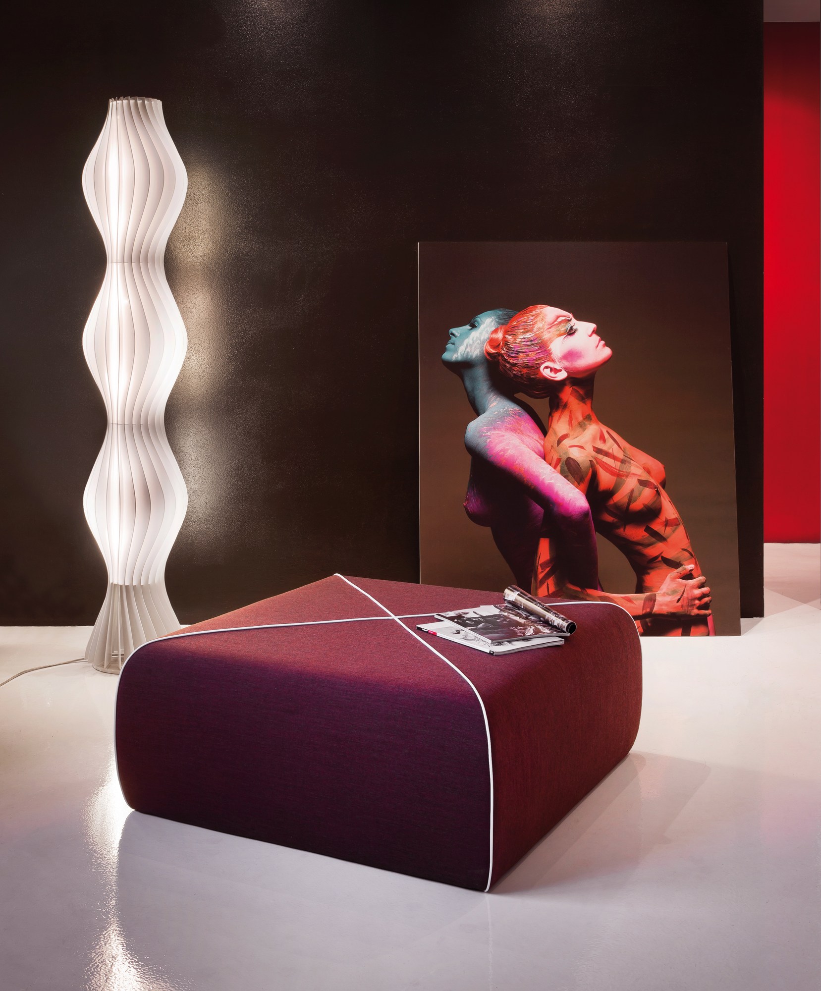 创意家具 - 坐具|吧椅/凳子|办公家具|设计师家具|交叉软垫花园墩