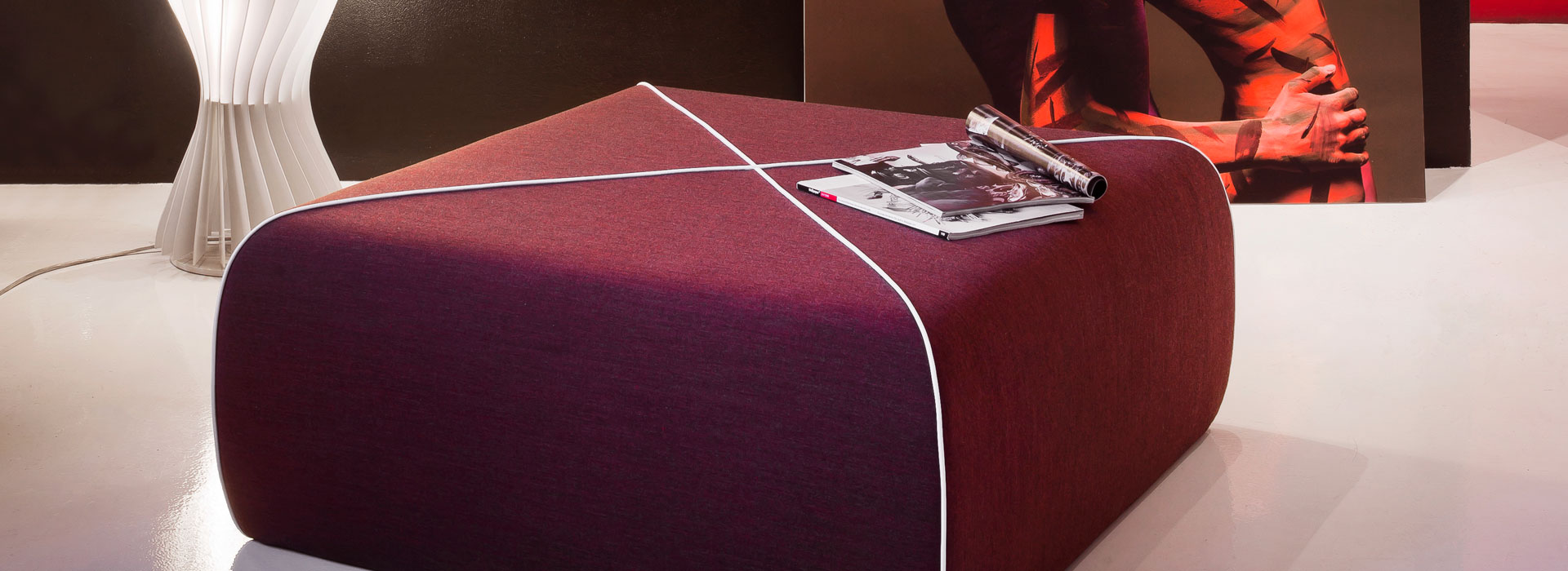 创意家具 - 坐具|吧椅/凳子|办公家具|设计师家具|交叉软垫花园墩