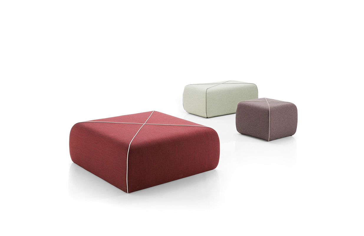 创意家具 - 坐具|吧椅/凳子|办公家具|设计师家具|交叉软垫花园墩